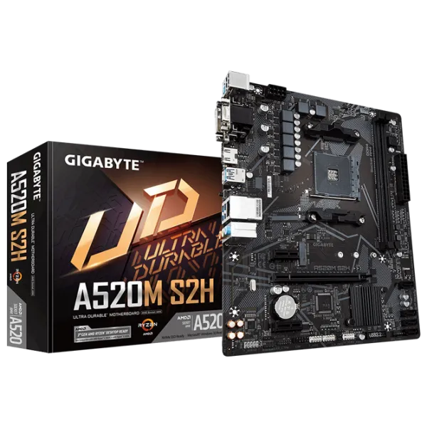 Placă de bază Gigabyte A520M S2H 1.0 mATX/ AMD A520M photo 5