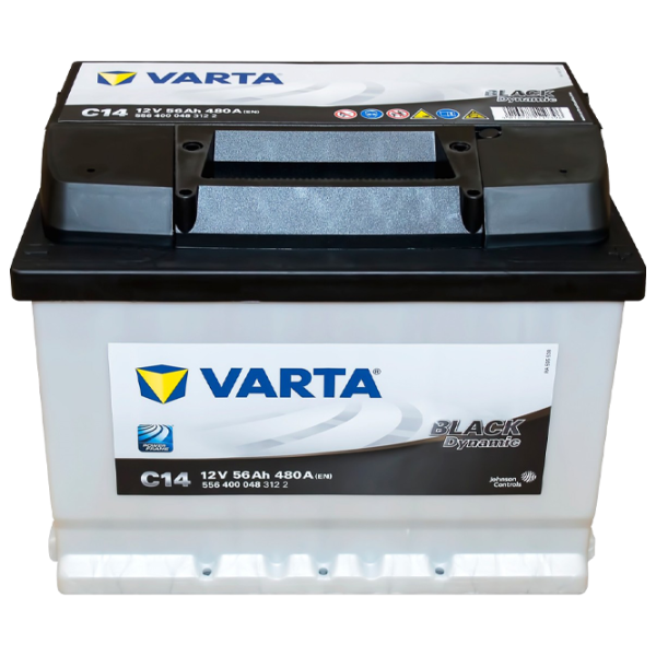 Авто аккумулятор Varta Black Dynamic C14 480A/ 56 Ач photo 2