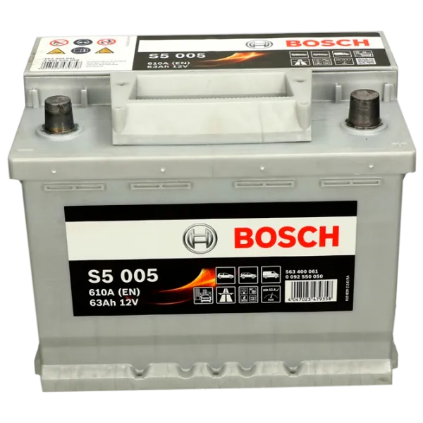 Авто аккумулятор Bosch Silver Plus S5 005 610A/ 63 Ач photo 2
