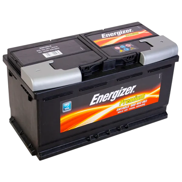 Авто аккумулятор Energizer Premium EM100-L5 830 A/ 100 Ач photo 2