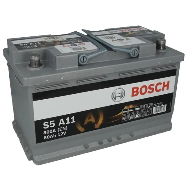 Acumulator auto Bosch Silver S5 A11 800A/ 80 Ah photo 2