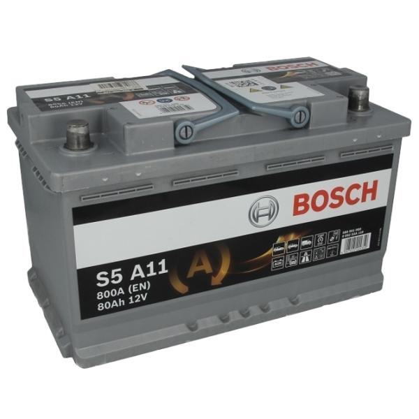 Acumulator auto Bosch Silver S5 A11 800A/ 80 Ah photo 2