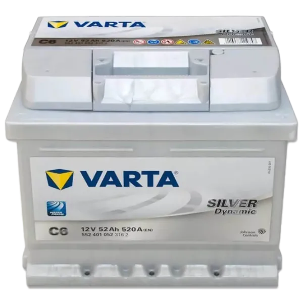 Acumulator auto Varta Silver Dynamic C6 520 A/ 52 Ah photo 2
