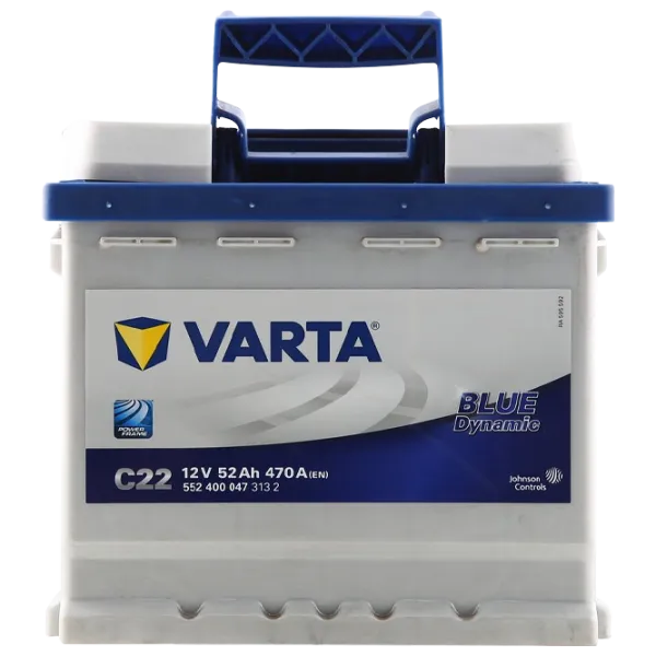 Авто аккумулятор Varta Blue Dynamic C22 470A/ 52 Ач photo 2