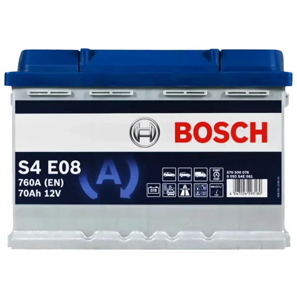 Acumulator auto Bosch S4 E08 650A/ 70 Ah photo 2