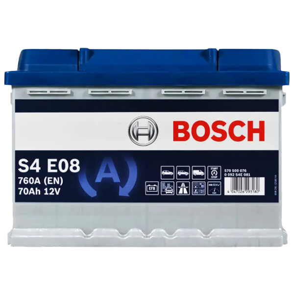 Acumulator auto Bosch S4 E08 650A/ 70 Ah photo 2