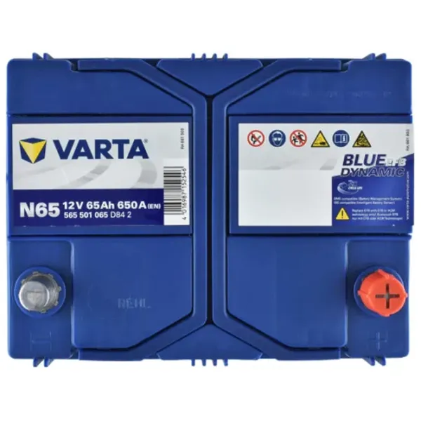 Авто аккумулятор Varta Blue Dynamic EFB N65 650A photo 2