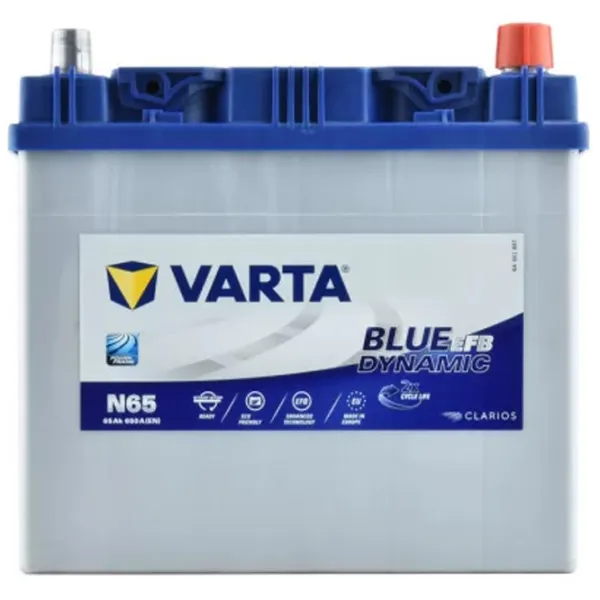 Авто аккумулятор Varta Blue Dynamic EFB N65 650A photo 3