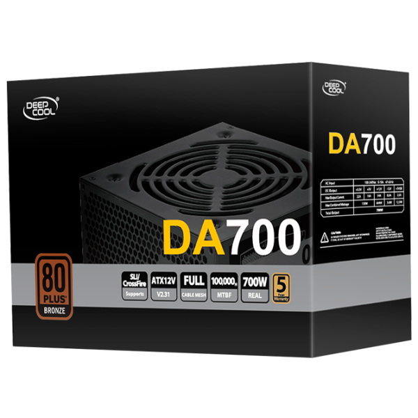 Блок питания Deepcool DA700N 80+ Bronze/ 700 Вт photo 5
