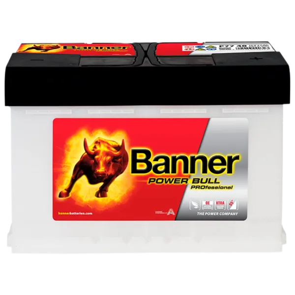 Авто аккумулятор Banner Power Bull PROfessional	PRO P77 40 700A photo 2
