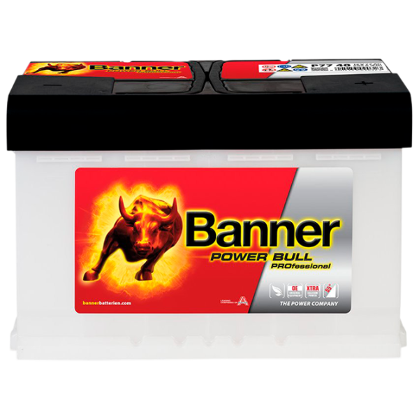 Авто аккумулятор Banner Power Bull PROfessional	PRO P77 40 700A photo 2