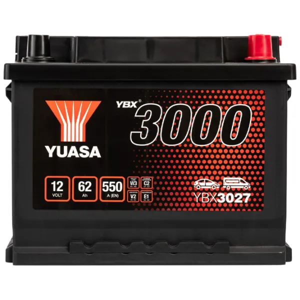 Авто аккумулятор Yuasa YBX3027 550A photo 2