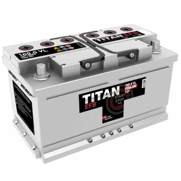Авто аккумулятор Titan EFB 6СТ-100.0 VL 930A photo 2
