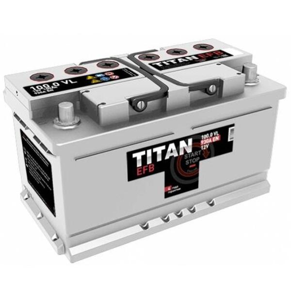 Авто аккумулятор Titan EFB 6СТ-100.0 VL 930A photo 2