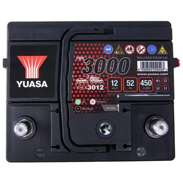 Авто аккумулятор Yuasa YBX3012 450 AA photo 4
