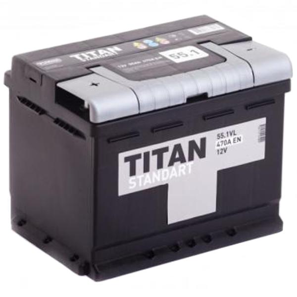 Авто аккумулятор Titan Standart 6CT-55.1 VL 470A photo 2 Авто аккумулятор Titan Standart 6CT-55.1 VL 470A photo 2