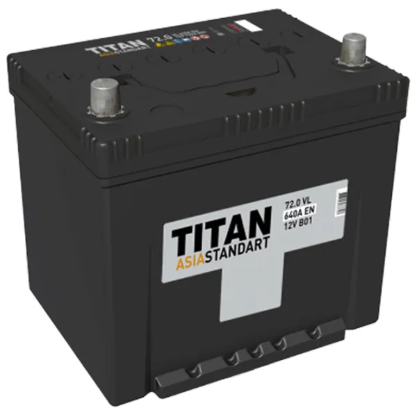 Авто аккумулятор Titan Asia Standart 6CT-72.0 VL 640A photo 2