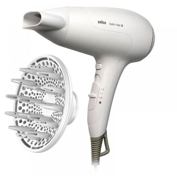 Uscător de păr Braun HD385 2000 W / White photo 3