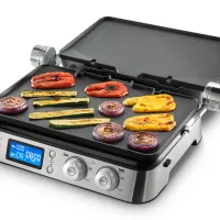 Grill electric Delonghi CGH1030D Contact, Barbecue/ 2000 W/ Black Inox photo 5
