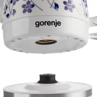 Электрочайник Gorenje K10C 1л / Скрытый / Белый photo 5
