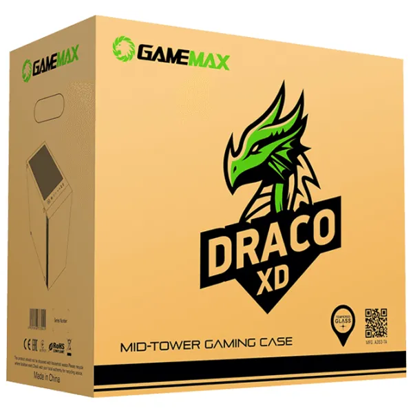 Carcasă Gamemax Draco XD Mid Tower / Black photo 10