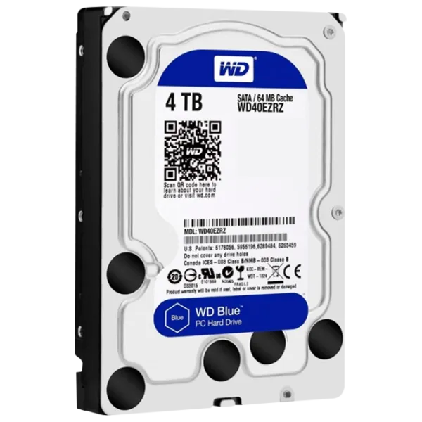 HDD Western Digital Caviar Blue 4 ТБ WD40EZAZ/ Серебристый photo 2
