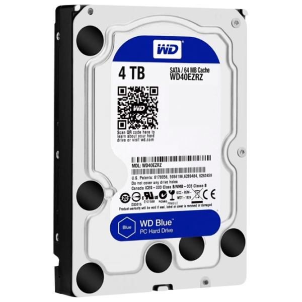HDD Western Digital Caviar Blue 4 ТБ WD40EZAZ/ Серебристый photo 2