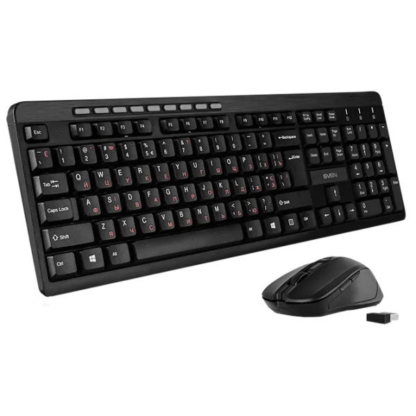 Клавиатура Sven KB-C3400W Беспроводные/ Черный photo 2