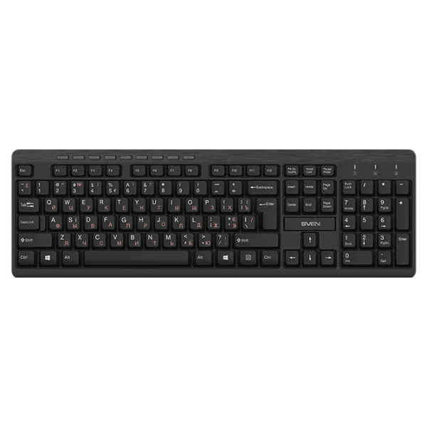 Клавиатура Sven KB-C3400W Беспроводные/ Черный photo 3