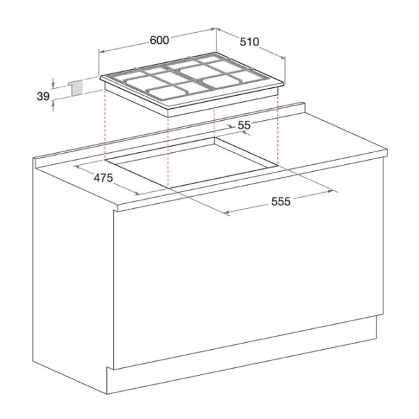 Plită Hotpoint-Ariston PCN 641 /HA Gaz/ Black photo 2 Plită Hotpoint-Ariston PCN 641 /HA Gaz/ Black photo 2