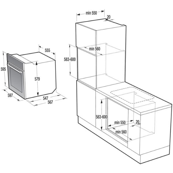 Духовой шкаф Gorenje BO 737 E24X 3300 Вт/ Нержавеющая сталь photo 3
