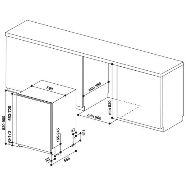 Посудомоечная машина Hotpoint-Ariston HI 5010 C Полногабаритная/ Белый photo 4