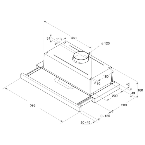 Вытяжка Whirlpool AKR 749/1 WH Телескопическая/ Белый/ Серый photo 4