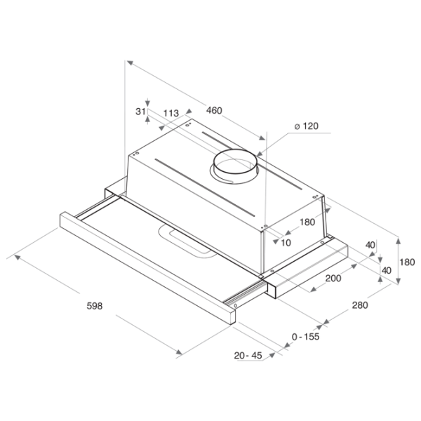Вытяжка Whirlpool AKR 749/1 WH Телескопическая/ Белый/ Серый photo 4