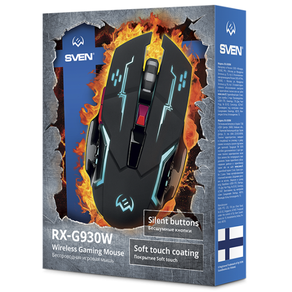 Мышь Sven RX-G930W USB/ Черный photo 13