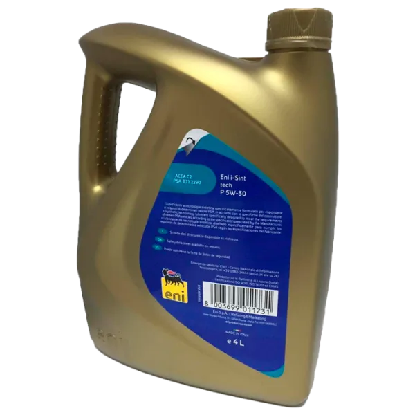 Моторное масло Eni i-Sint Tech P 5W30 (101297) 5W-30 синтетическое photo 2