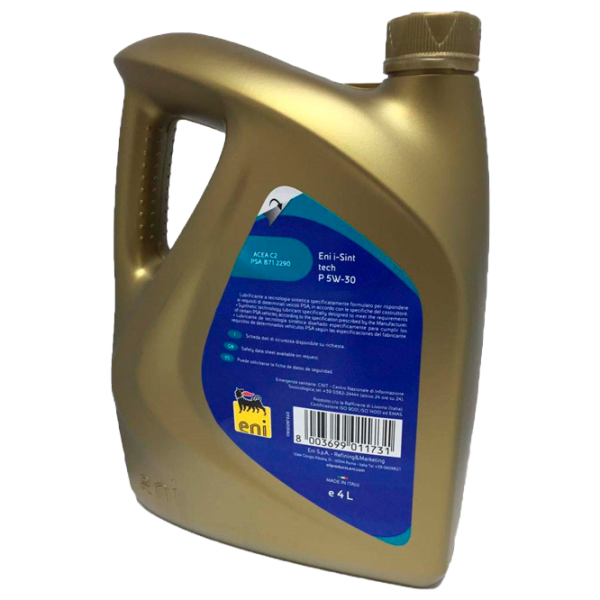 Моторное масло Eni i-Sint Tech P 5W30 (101297) 5W-30 синтетическое photo 2