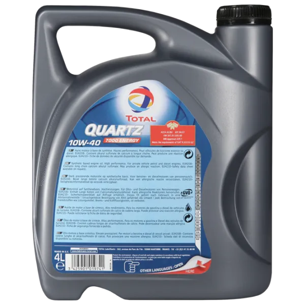 Ulei de motor Total Quartz 7000 Energy 10W-40 10W-40 4 l semisintetic photo 2