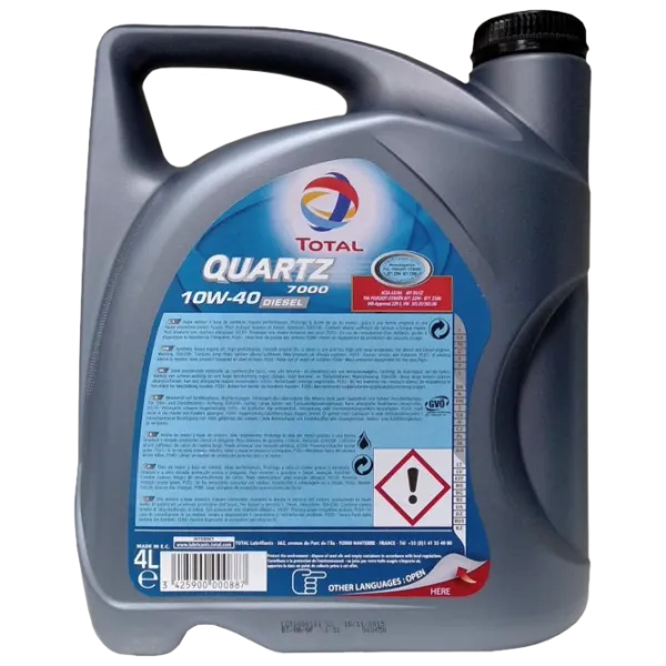 Ulei de motor Total Quartz 7000 Diesel 10W-40 10W-40 4 l semisintetic photo 2