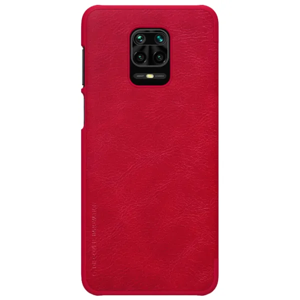Husă pentru smartphone Xiaomi Redmi Note 9S/ Note 9 Pro Nillkin/ Flip Cover/ Piele/ Red photo 2 Husă pentru smartphone Xiaomi Redmi Note 9S/ Note 9 Pro Nillkin/ Flip Cover/ Piele/ Red photo 2