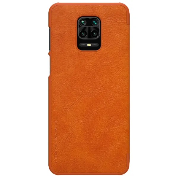 Husă pentru smartphone Xiaomi Redmi Note 9S/ Note 9 Pro Nillkin/ Flip Cover/ Piele/ Brown photo 4 Husă pentru smartphone Xiaomi Redmi Note 9S/ Note 9 Pro Nillkin/ Flip Cover/ Piele/ Brown photo 4