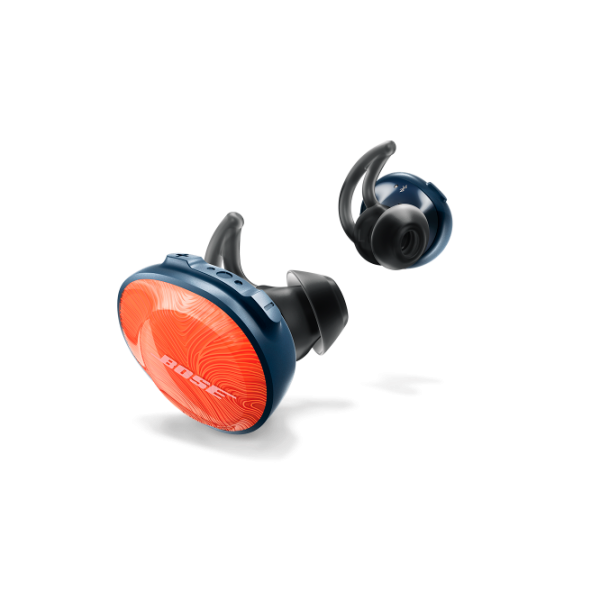 Наушники Bose SoundSport Free Orange-Navy Оранжевый Беспроводные/ Спорт photo 3