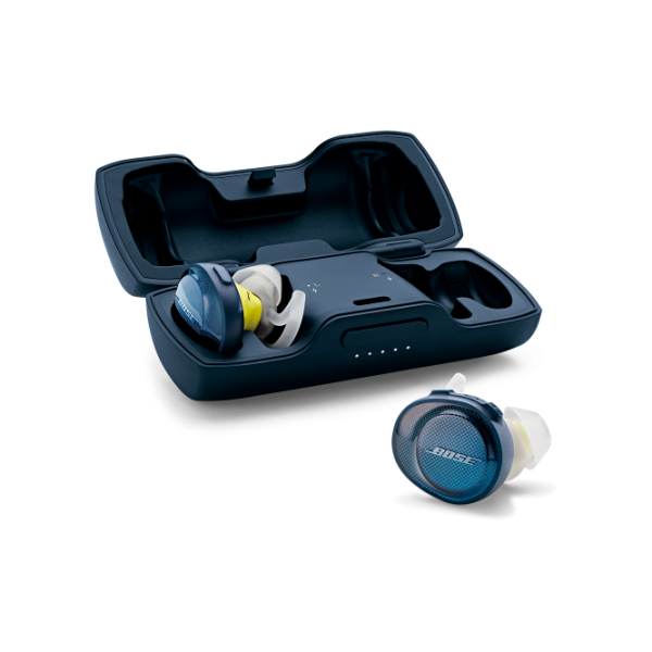 Наушники Bose SoundSport Free Navy-Citron Синий Беспроводные/ Спорт photo 4