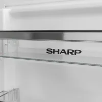 Frigider SHARP SJB1243M01XEU cu congelator jos 251 l / 177 cm / White photo 7