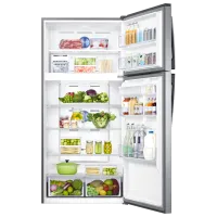 Frigider Samsung RT62K7110SL/UA cu congelator sus 618 / 186.2 cm / Inox photo 3