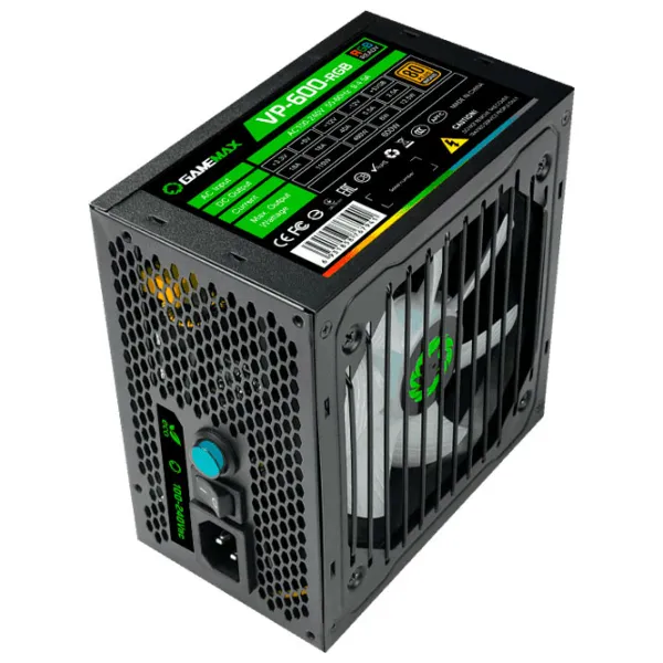 Блок питания Gamemax VP-600-RGB 80+ Bronze/ 600 Вт photo 3