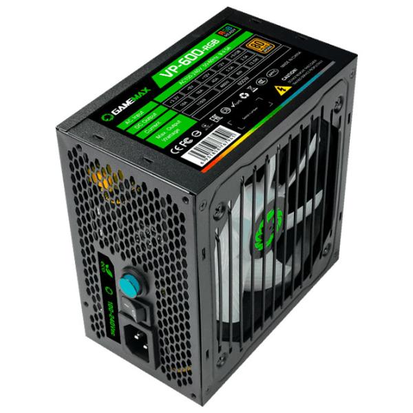 Блок питания Gamemax VP-600-RGB 80+ Bronze/ 600 Вт photo 3