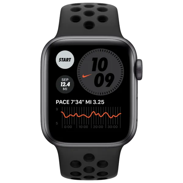 Умные часы Apple Watch SE Nike 1.78"/ MYYK2/ Anthracite Черный photo 2 Умные часы Apple Watch SE Nike 1.78"/ MYYK2/ Anthracite Черный photo 2
