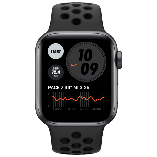 Умные часы Apple Watch SE Nike 1.78"/ MYYK2/ Anthracite Черный photo 2 Умные часы Apple Watch SE Nike 1.78"/ MYYK2/ Anthracite Черный photo 2