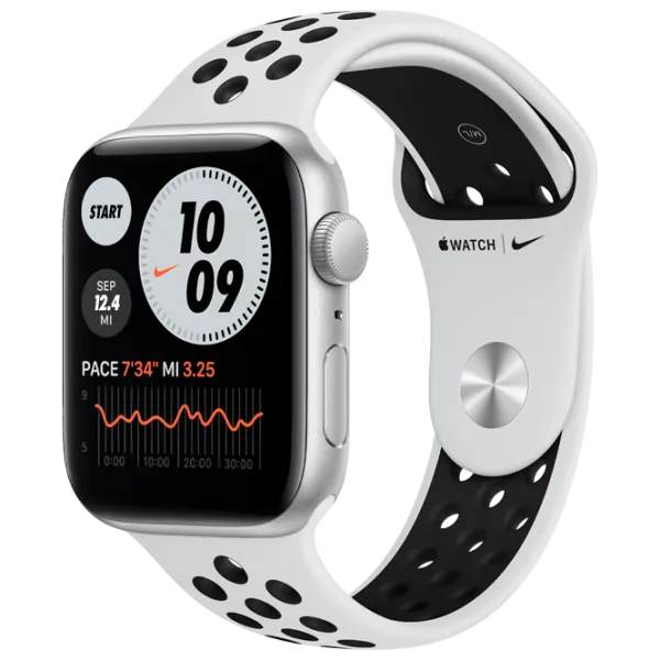 Умные часы Apple Watch SE Nike 1.78"/ MYYH2/ Pure Platinum Серебристый photo 2 Умные часы Apple Watch SE Nike 1.78"/ MYYH2/ Pure Platinum Серебристый photo 2